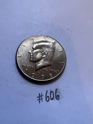 1998 P Half Dollar Kennedy Beautiful Coin #606 Cover