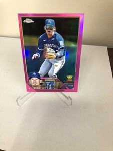 2023 Topps Chrome Bobby Witt Jr. Pink Refractor # 176 Royals Rookie Cup