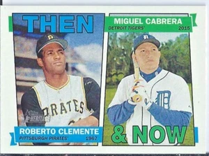 Clemente / Cabrera 2016 Topps Heritage Then & Now - Picture 1 of 1