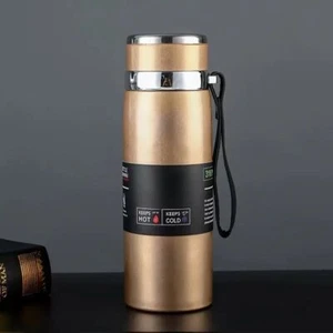 Stainless Steel Water Bottle: Durable and Reusable, Keeps Drinks Cold or Hot - Picture 1 of 4