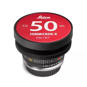 Duclos Cine-Mod Leica R 50mm F2 SUMMICRON-R 1980s Canon EF/EOS Lens - Picture 1 of 6