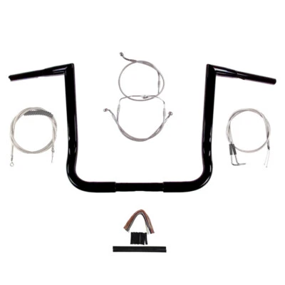 Kit de manillar Jarhead 1 1/4" negro 14" Harley Ultra Electra Glide 1990-1995 Foto 1 de 3