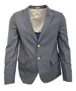 GANT Men's Dark Grey Melange The Hopsack Blazer NWT - Picture 1 of 2