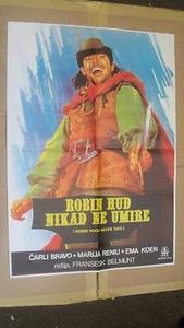 Robin Hood stirbt nie Robin Hud Nikad Ne Umire Original jugoslawisches Filmplakat - Bild 1 von 1