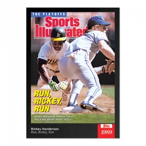 2021 TOPPS X SPORTS ILLUSTRATED #54 RICKEY HENDERSON - RUN, RICKEY, RUN - Picture 1 of 2