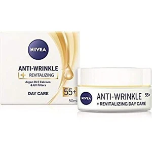 Nivea Anti Wrinkle Vitality Day Cream 55 With Argan Oil Spf 15 1.69 Oz - Picture 1 of 3