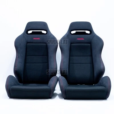 【1 PAIR】AUTHENTIC RECARO SR3 INTEGRA DC2 BLACK【US LOCATION ➞ NO CUSTOMS】 - Image 1 of 4