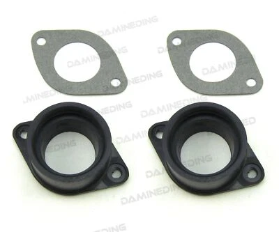 Intake manifold boots CB450 CL450 Carburetor Carb Holders kit For 16211-283-000 - Image 1 of 4