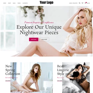 Lingerie Shop Website Design with Free VPS Web Hosting and Installation - Picture 1 of 8