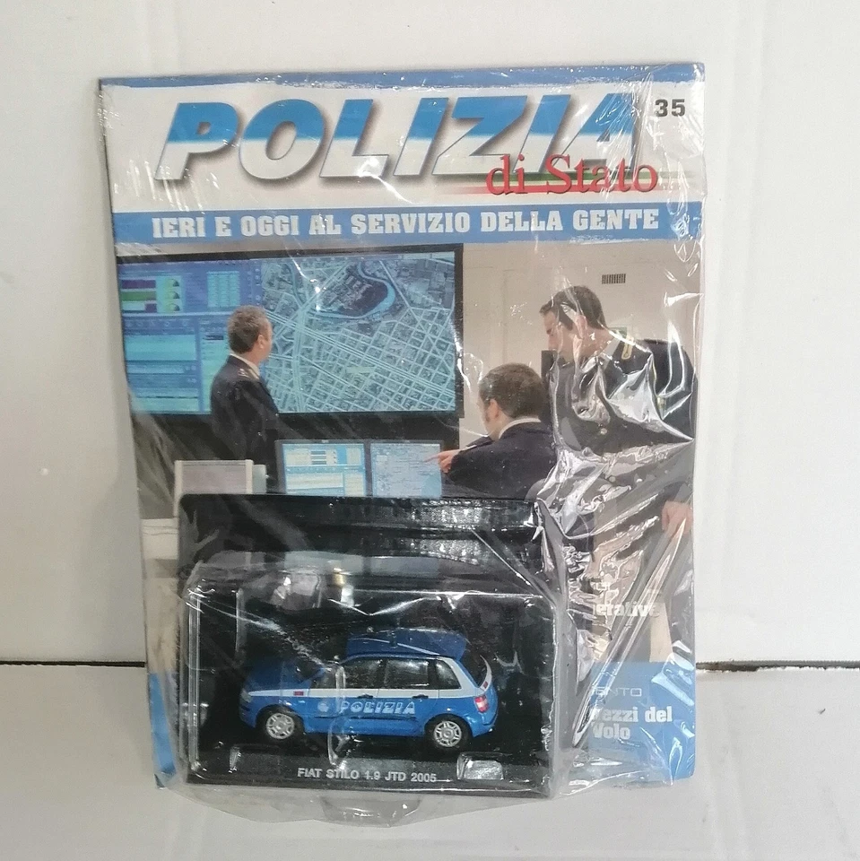 FIAT STILO 1.9 JTD 2005 POLIZIA DI STATO DEAGOSTINI SCALA 1/43 - Immagine 1 di 1