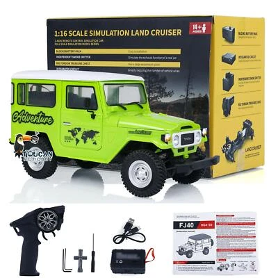 1/16 HG 4x4 RC Off-Road Fahrzeuge TOYOTA Land Cruiser FJ40 Elektro Crawler Auto - Bild 1 von 4
