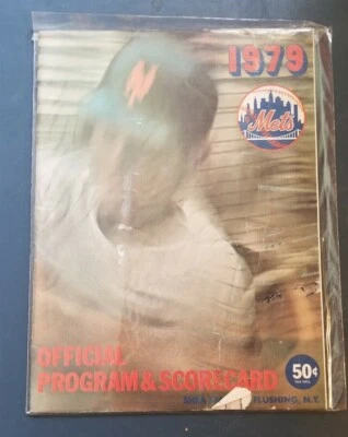 1979 New York Mets Official Scorebook Good Condition  - Image 1 of 2