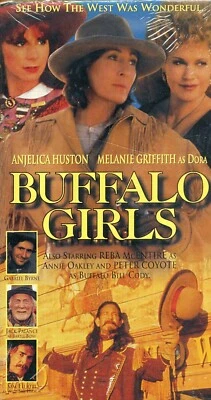 Buffalo Girls- Anjelica Huston, Melanie Griffith- Reba McIntire- Western- VHSNEW Foto 1 de 2