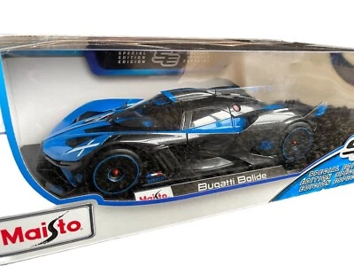 Modelo BUGATTI BOLIDE en azul/negro escala 1/18 de Maisto NUEVO NUEVO EN CAJA Foto 1 de 4
