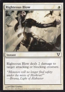 RIGHTEOUS BLOW 34/244 AVACYN RESTORED MTG MAGIC LP (yourdeckbuilder) - Picture 1 of 1
