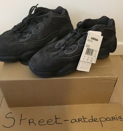 ADIDAS Yeezy 500 ULTIMATE BLACK 41 1 3 US 8 UK 71 2 RUNNING LTD ED