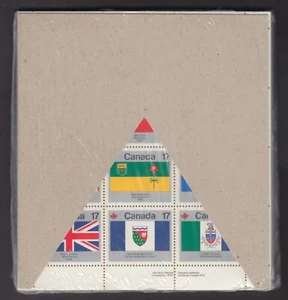WHOLESALE PROV. & TERR. FLAGS, SEALED PACK OF 50 SHEETS OF 17c x12, FACE $102.00 - Picture 1 of 1