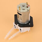 12V Dosing Pump DIY Peristaltic Tube Head White 2*4 For Lab Chemical Analysis✪