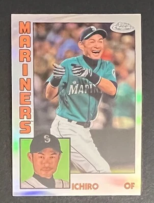 Ichiro Suzuki 2019 Topps Chrome 35th Anniversary ‘84 Design #84TC-14 Seattle - Image 1 of 2