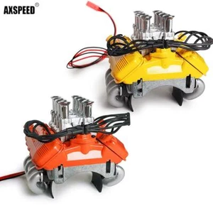 AXSPEED Simulazione V8 Cofano Ventilatore per RC 1/10 Car TRX4 V8 FST - Foto 1 di 14