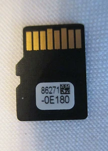 OEM 2014 Toyota Camry Highlander Tundra Navigation Micro SD Card Map 86271-0E180 - Picture 1 of 3