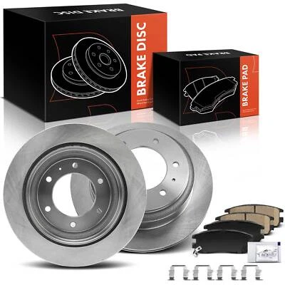 6x Rear Disc Rotors & Ceramic Brake Pads for Honda Passport Isuzu Trooper Acura - Image 1 of 4