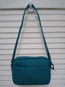Vera Bradley Evie Crossbody Purse In Forever Green - Picture 1 of 4