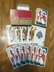 VINTAGE CONGRESS HAMILTON PLAYING CARDS GILDED EDGES W BOX VERY NICE Mariachi - Picture 1 of 7