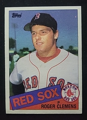 Tarjeta de novato Topps Roger Clemens 1985 N# 181 usada Foto 1 de 2