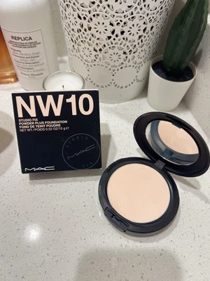 MAC COSMETICS NW10 STUDIO FIX POWDER PLUS FOUNDATION 15g BRAND NEW IN BOX BNIB - Image 1 of 4