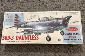 Guillows Douglas SBD-3 Dauntless Balsa Model Kit 1003 WWII Navy Dive Bomber NEW - Picture 1 of 3