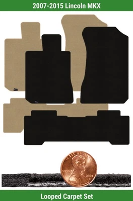 Juego de alfombrillas clásicas personalizadas para Lincoln MKX 2007-2015 (3 piezas) #W12 Foto 1 de 4