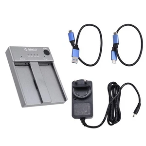 M.2 NVMe Cloner Dual Bay, Aluminium, USB-C, Duplicateur M.2 Clone Hor6746 - Photo 1/4