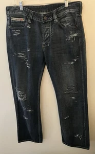Diesel Herren Jeans Gr. 36 Thrashed Distressed Denim Button Fly - Bild 1 von 9