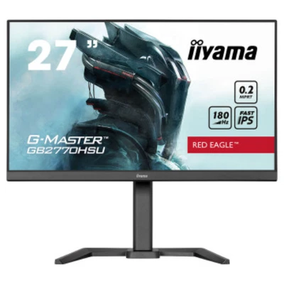 IIYAMA 27" G-Master IPS FHD 180Hz 0.2ms Gaming Monitor 16:9 HDMI GB2770HSU-B6 - Image 1 of 4
