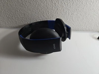 Sony PlayStation 4 Gold Wireless Stereo Headset Jet Black No Pads Or USB Read De - Image 1 of 4