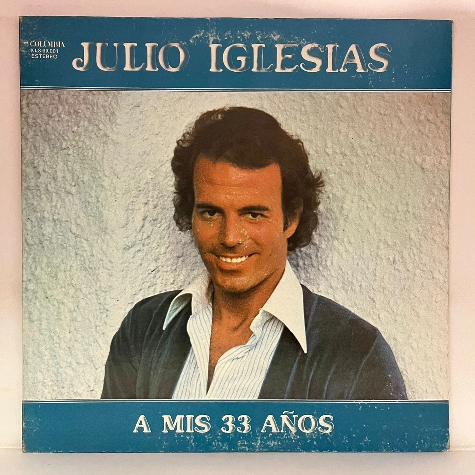 JULIO IGLESIAS - A MIS 33 AÑOS - 1977 MEXICAN LP ALBUM GATEFOLD, LATIN POP - Image 1 of 4