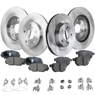 Kit de pastillas y freno de disco para Toyota Matrix 2016 Scion iM delantero trasero cerámica 09-2013 Foto 1 de 4