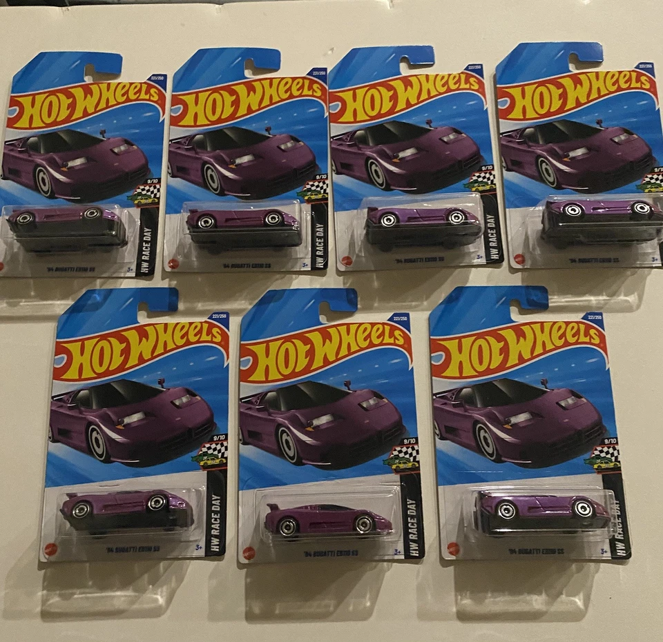 Hot Wheels 2025 '94 Bugatti EB110 SS - Lot of 7 - Image 1 of 1