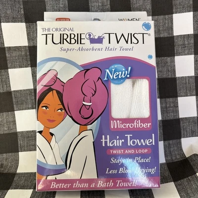 Toalha de cabelo Turbie Twist The Original microfibra super absorvente - Imagem 1 de 2