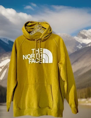 Sudadera con Capucha The North Face Amarillo Mostaza Pullover Para Mujer Talla Grande Foto 1 de 4