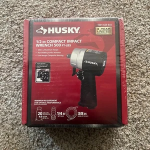 Husky 1001 659 931 1/2" Compact Impact Wrench Pneumatic 500 Ft. Lbs.H4435 - Picture 1 of 2