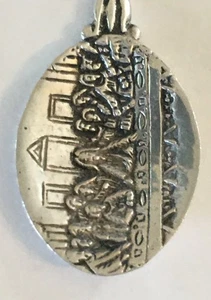 The Last Supper Jerusalem Silver 950 Vintage Souvenir Spoon Collectible - Picture 1 of 6