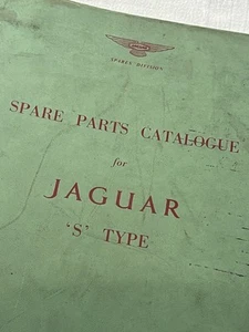 Catálogo de repuestos originales Jaguar S-Type 1964 J.35 - propietarios Jaguar Stype - Imagen 1 de 17