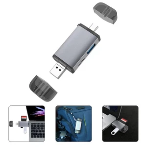 Micro USB Card Writer Multipurpose USB C Memory Card Reader OTG Phone Adapter - Picture 1 of 12