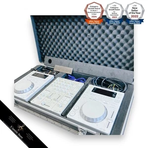 Pioneer CDJ-350-W DJM-350-W  DJ Turntable Mixer CDJ350W DJM350W Direct Drive JP - Picture 1 of 24