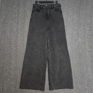 Good American Jeanius Terry Good Skate Pants Black Jeans Size 6 Baggy Wide Y2k - Picture 1 of 13