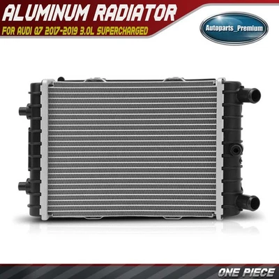 Radiador de flujo cruzado para Audi Q7 2017 2018 2019 V6 3,0 L supercargador 4M0121212D Foto 1 de 4