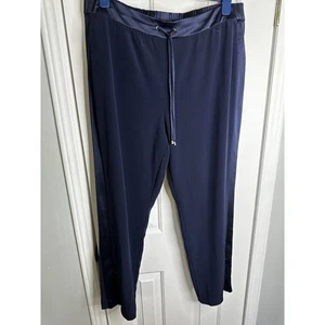 Pantalones CHICO'S Travelers Esmoquin Crepé Etiqueta Negra Azul Marino Talla 3 EE. UU. Talla 16 - Imagen 1 de 10