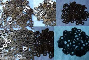 Flat Black Nylon Plastic Washer Spacers M3 M4 M5 M6 M8 Multi Packs Free UK Post - Picture 1 of 3